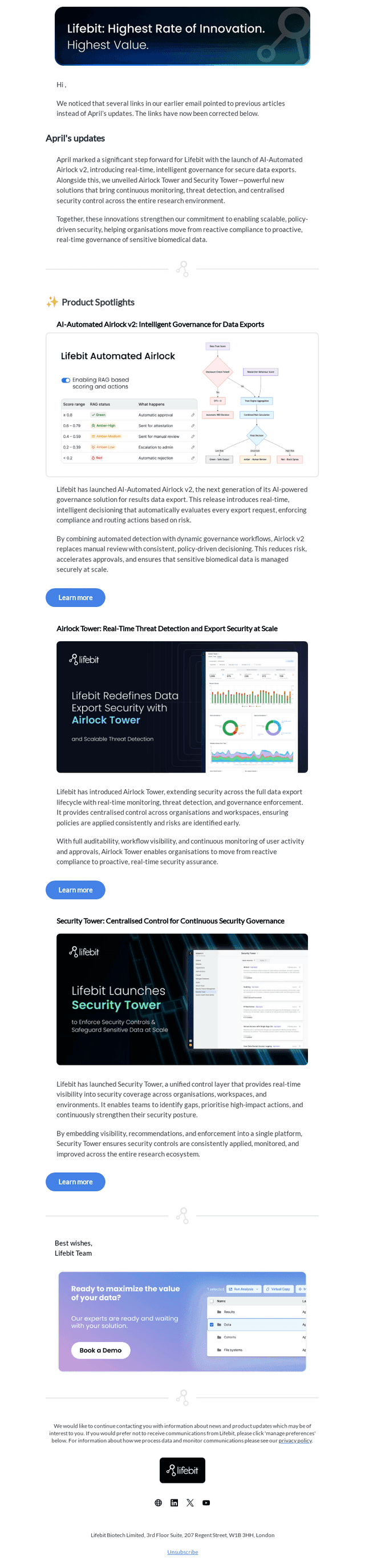 Lifebit email from Mon, May 11, 2026