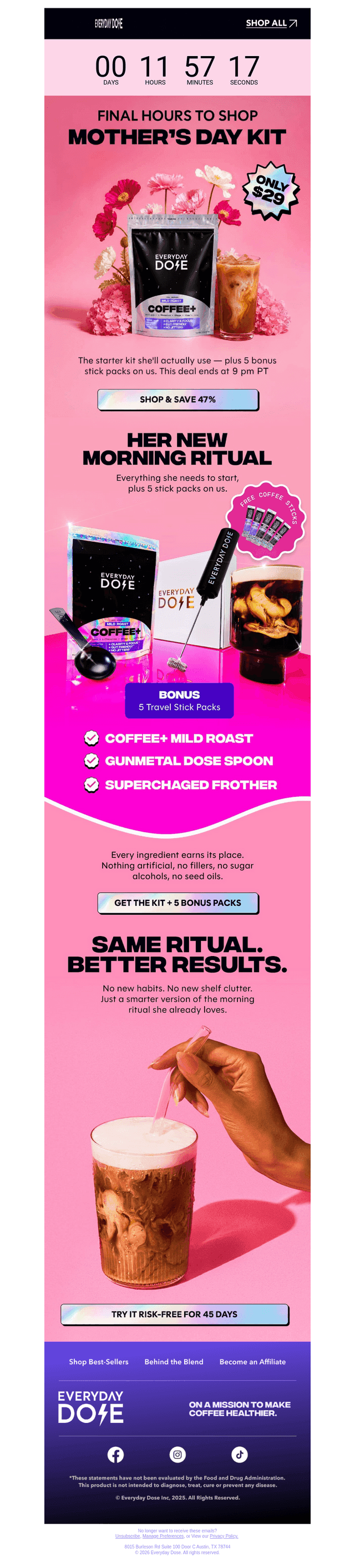 Everyday Dose email from Mon, May 11, 2026