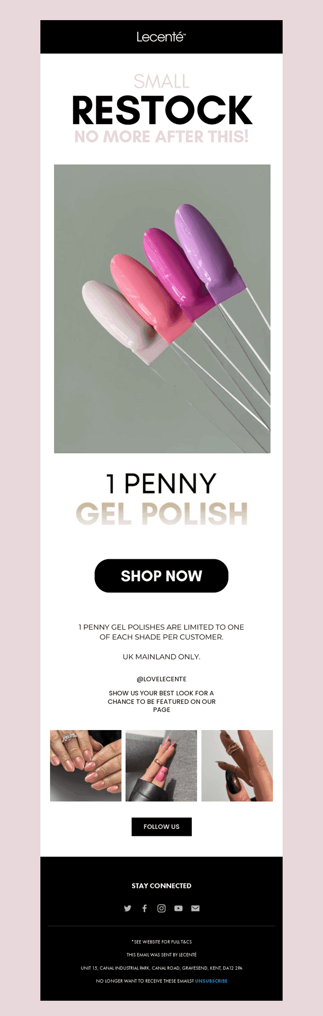 RESTOCK ALERT ✨ 1 PENNY GELS ✨