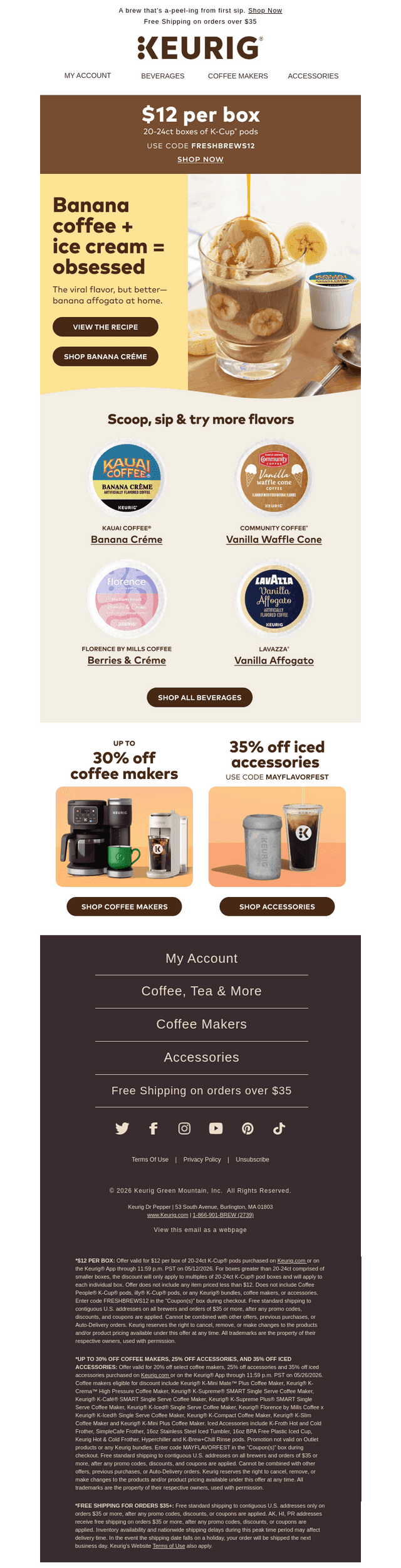 $12 Per Box 🍌💛 Coffee’s Gone Bananas