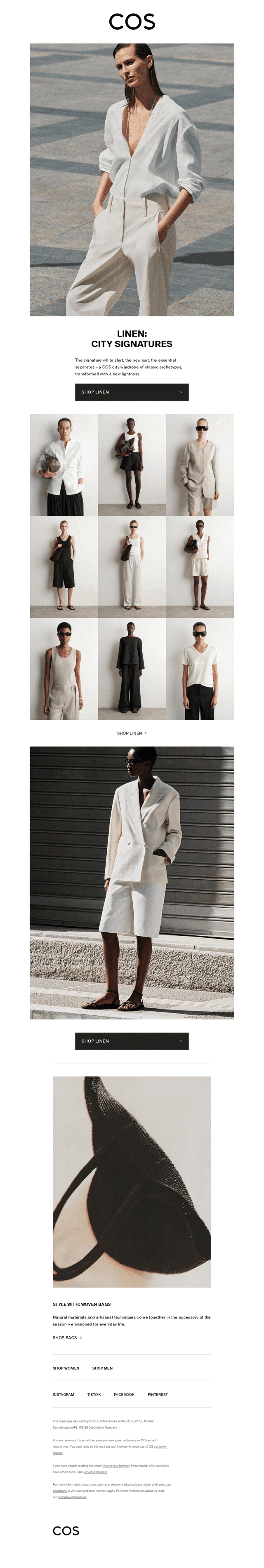 Linen: city signatures