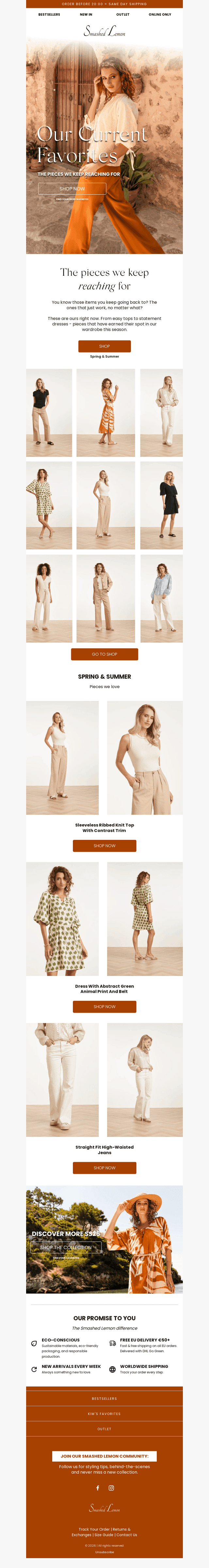 Pieces we keep reaching for - SS26 favorites