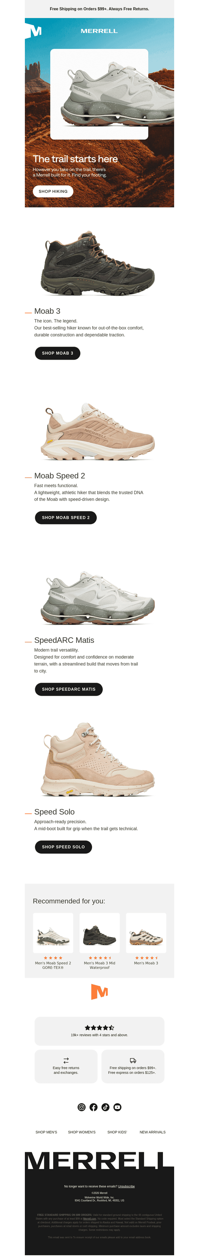 Shop our top-rated hikers