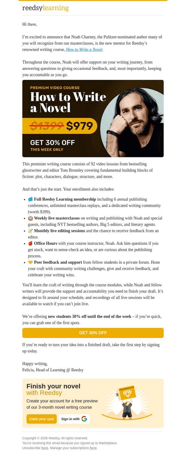 Our writing course just got even better