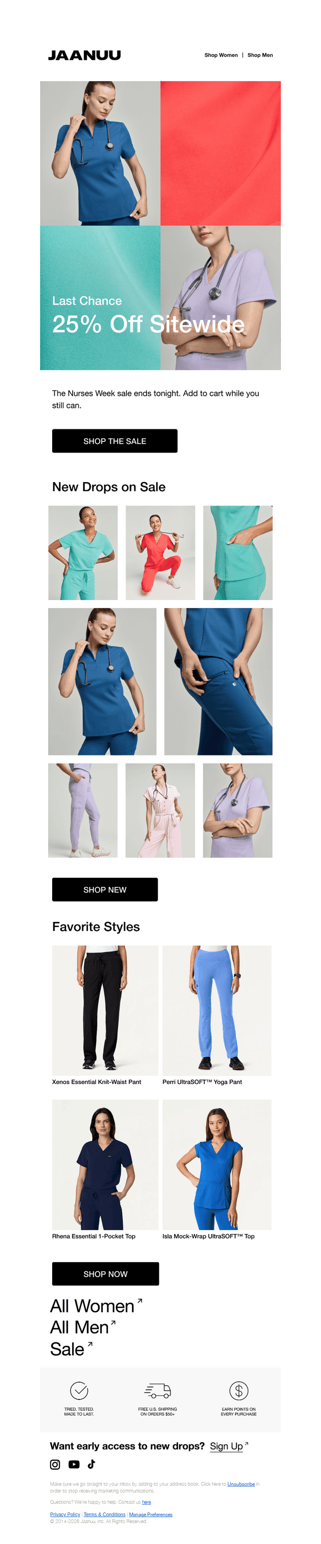 25% Off Ends Tonight