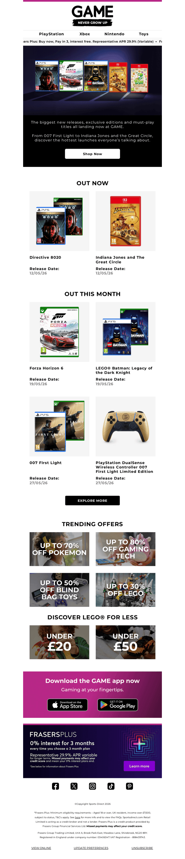 Trending Titles, Massive Offers