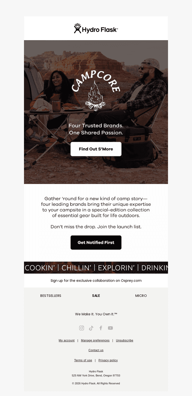Hydroflask email from Tue, May 12, 2026