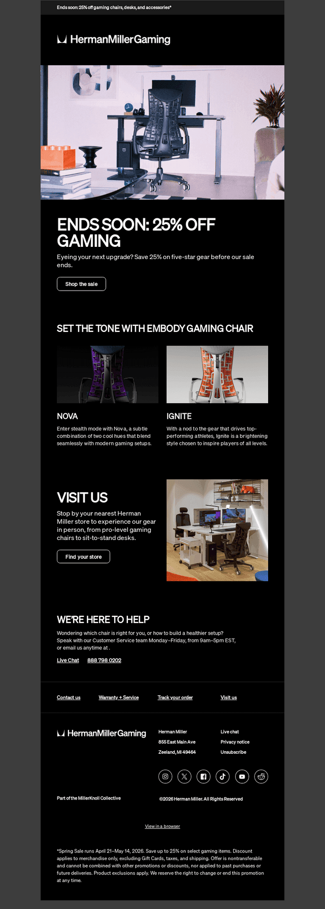 Ends soon: 25% off Gaming