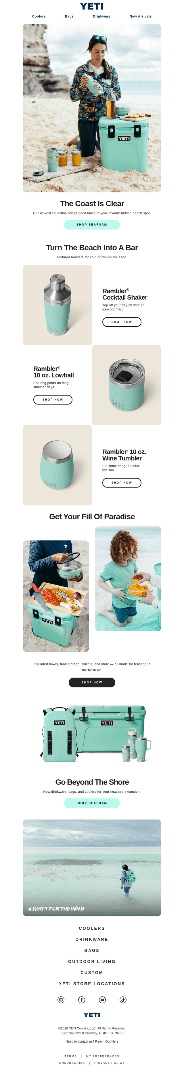 Raise One Up To Seafoam