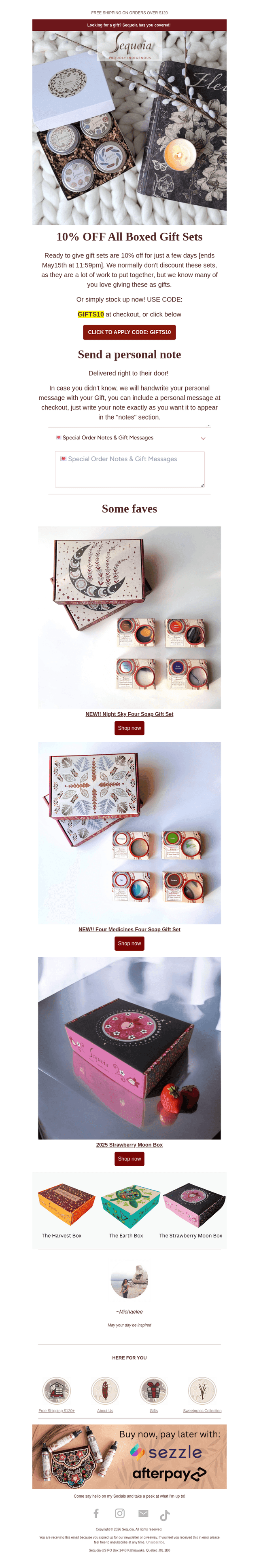 💌Indigenous Made, no waste gifts