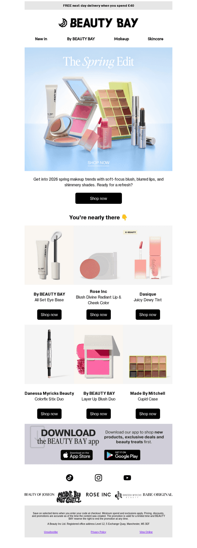 Beauty Bay email from Wed, May 13, 2026