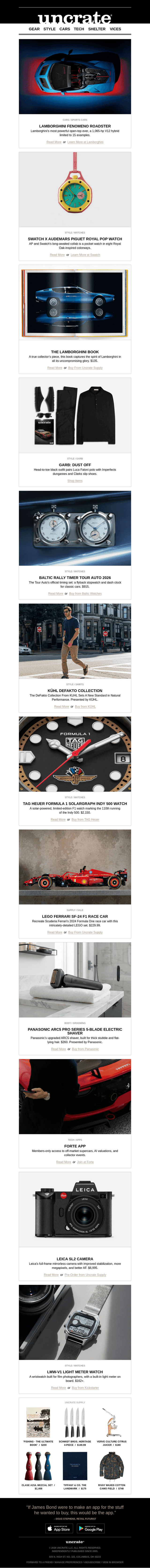 Lamborghini Fenomeno Roadster & more