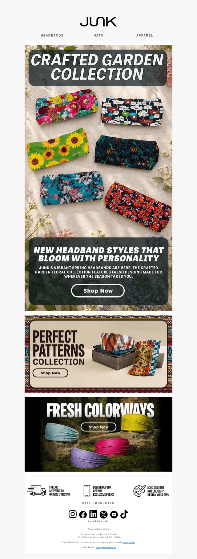 New Floral Headbands are Here