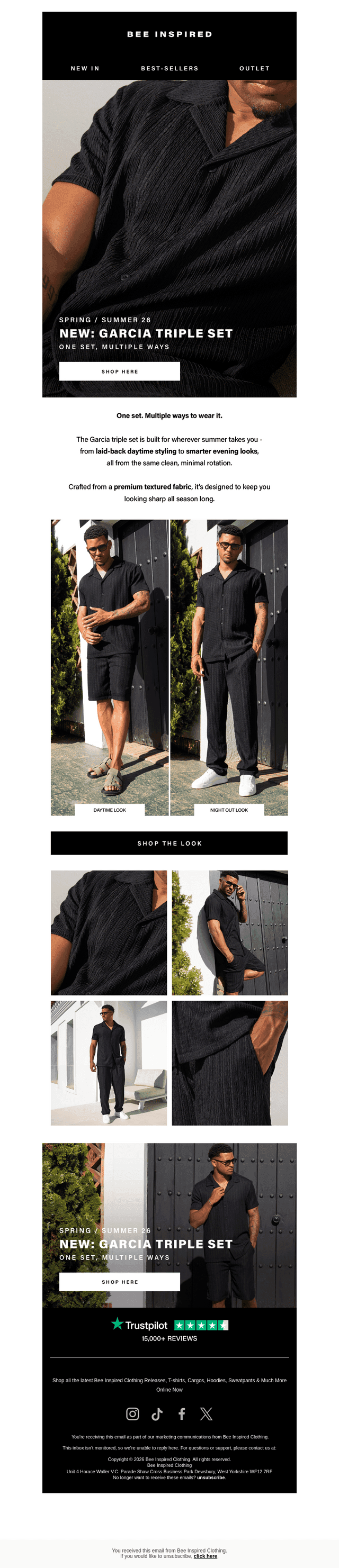 New | Garcia Triple Set ☀️