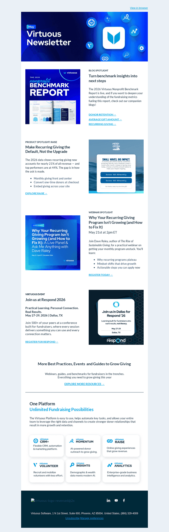 Virtuous Software email from Wed, May 13, 2026