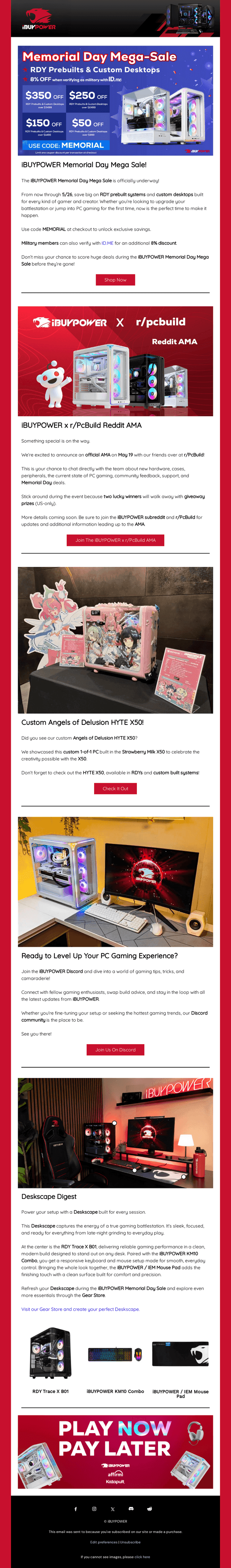 iBUYPOWER email from Thu, May 14, 2026