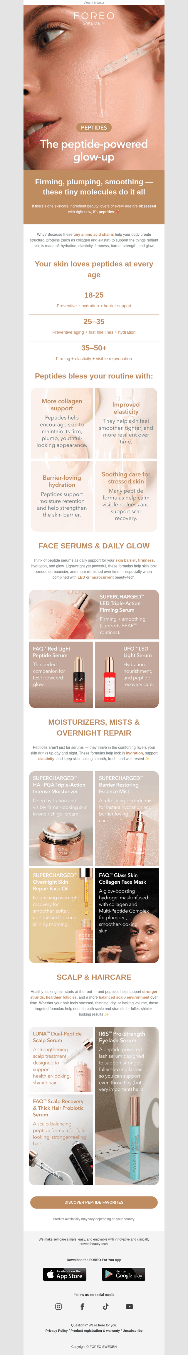Your skin’s new obsession? Peptides 💖