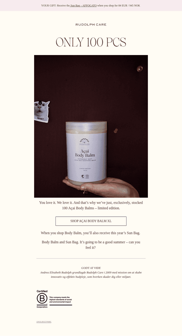 Only 100 Body Balms