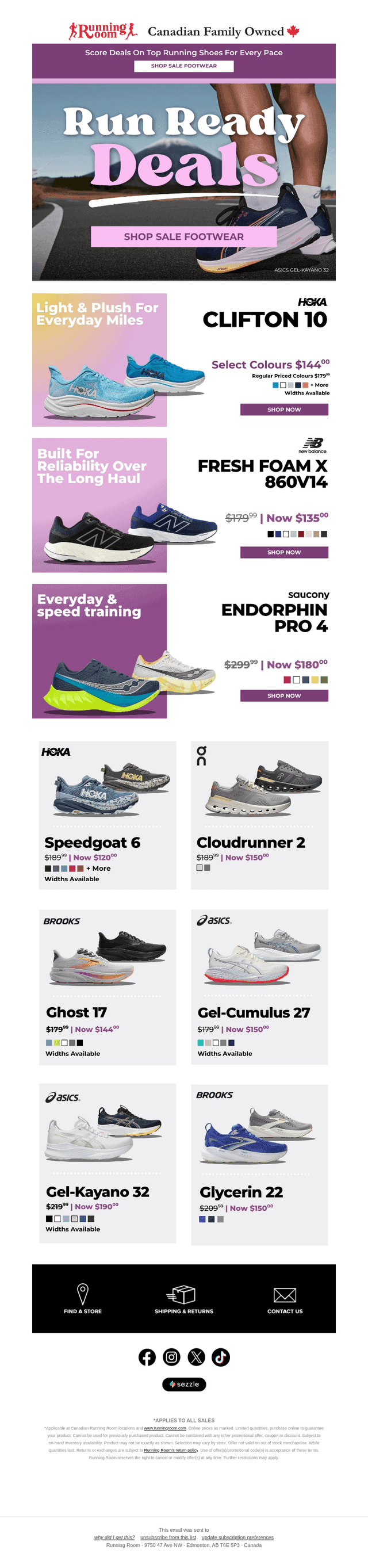 Ready, Set, SAVE! Footwear Deals Inside!