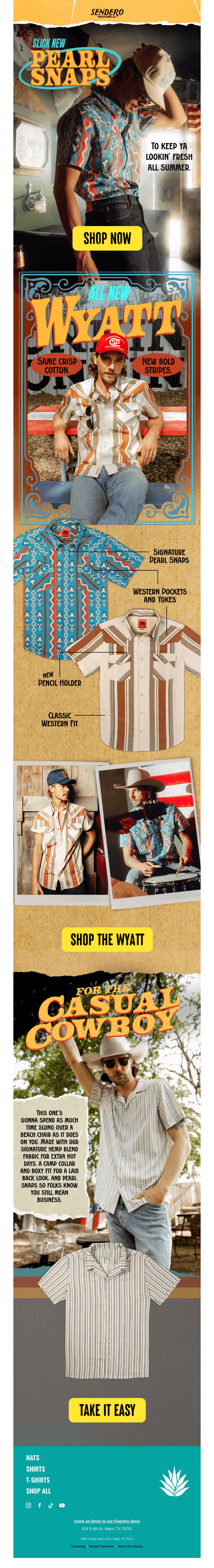 Daggum! Fresh New Pearl Snaps!