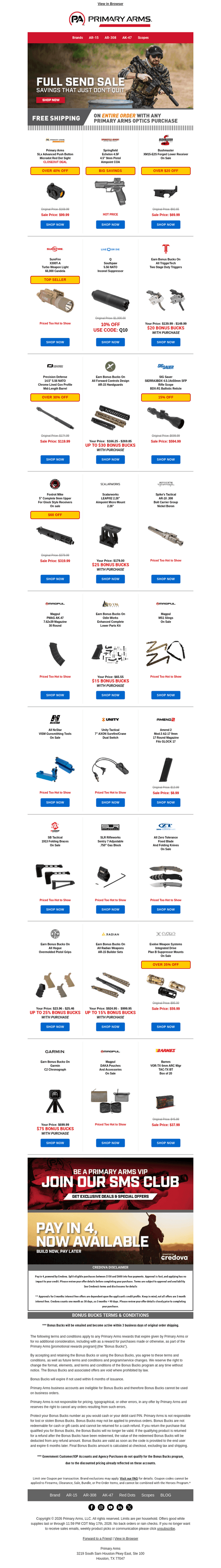 Full Send Sale is LIVE!