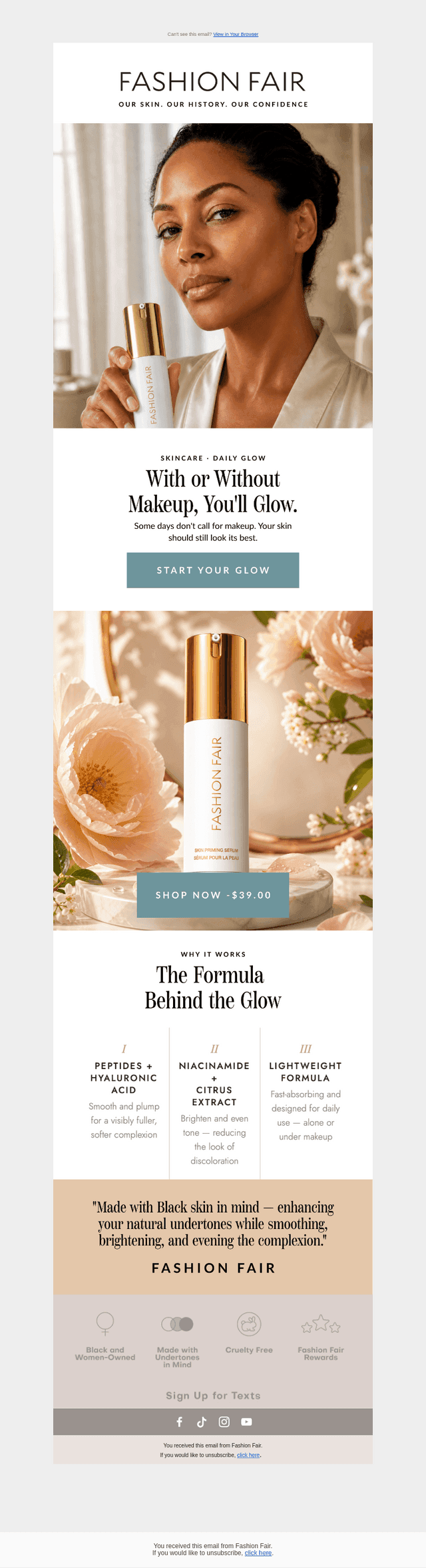 With or Without Makeup, You’ll Glow