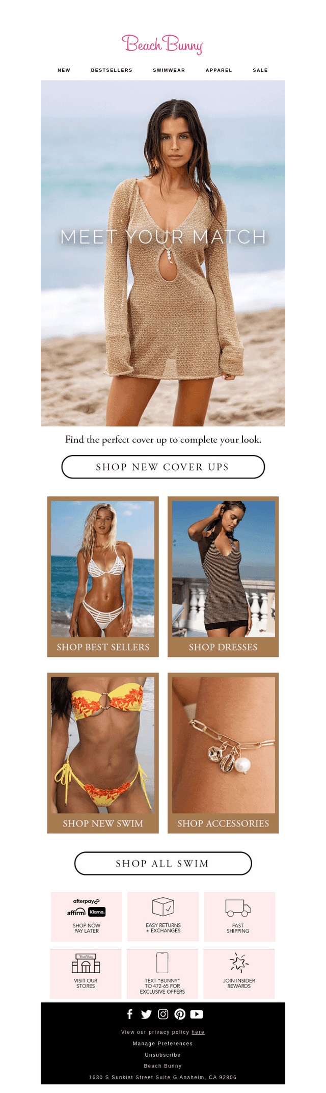 Beach Bunny Swimwear email from Thu, May 14, 2026