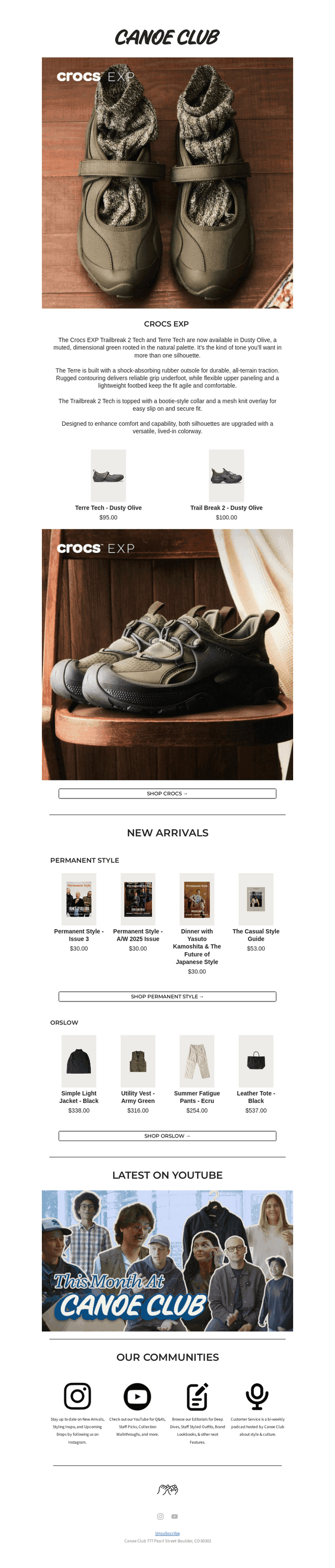 Crocs EXP Terre Tech & Trailbreak 2 Tech