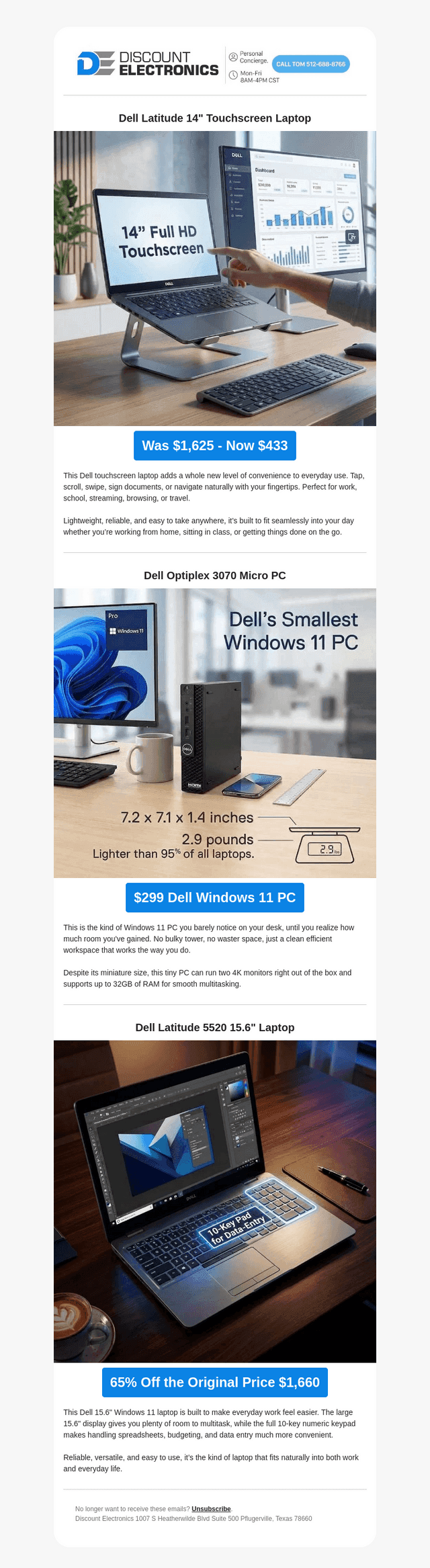 3 Dell deals , up to 75% off 👀