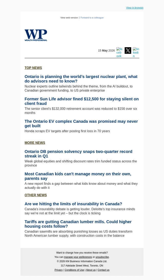 Nuclear power | Advisor fined