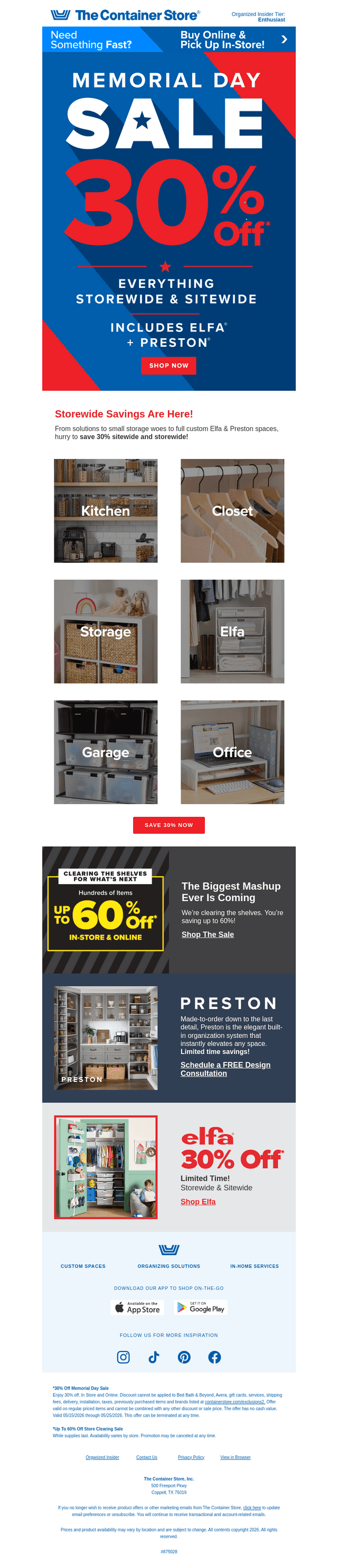 📣 Memorial Day Savings Are Here Early!
