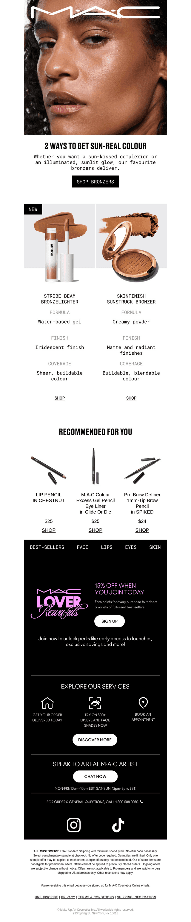 The ultimate guide to our M·A·C bronzers 😎