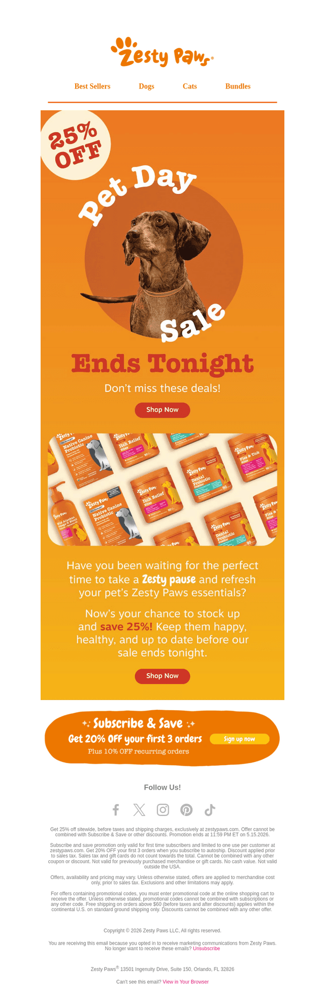 ⏳ Final call! 25% OFF ends before midnight 🛍️