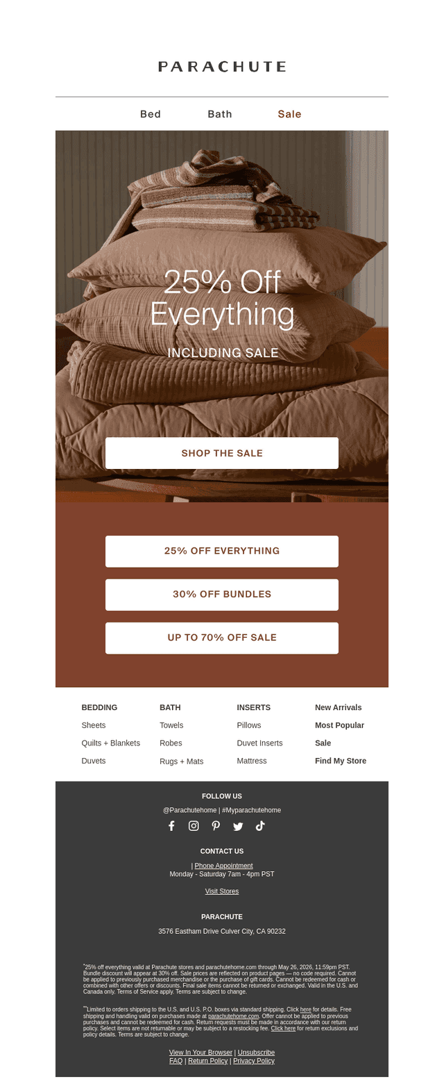 Everything Is 25% Off
