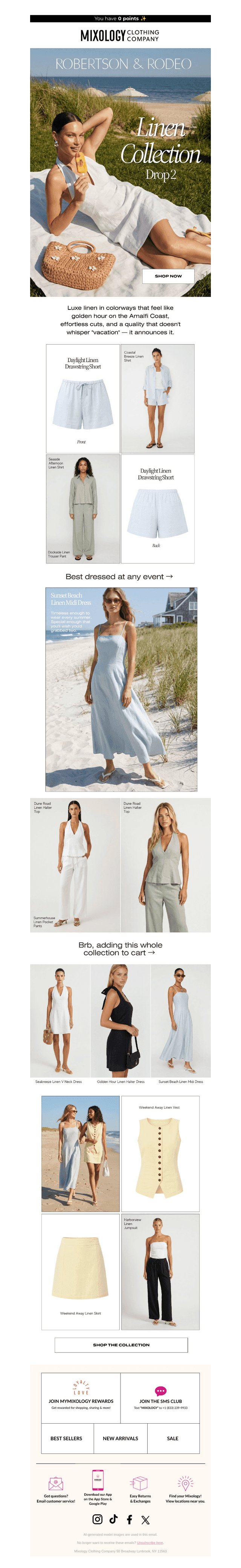 Drop 2: The linen Collection 🐚🌊🌼