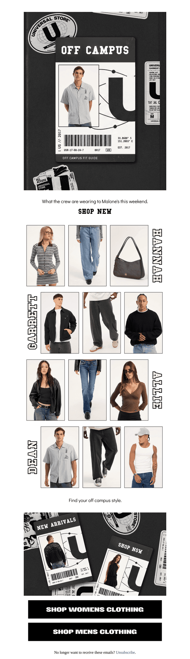 The Off Campus Style Guide