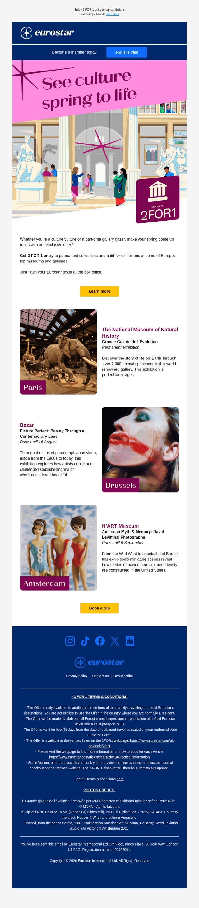 Eurostar email from Sat, May 16, 2026