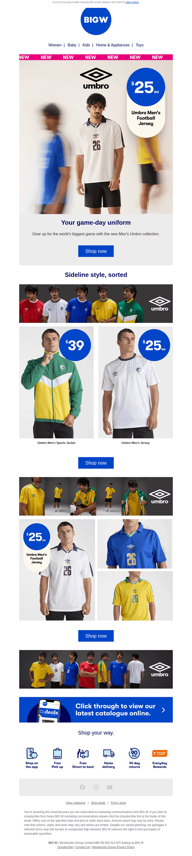 Match-ready looks by Umbro ⚽