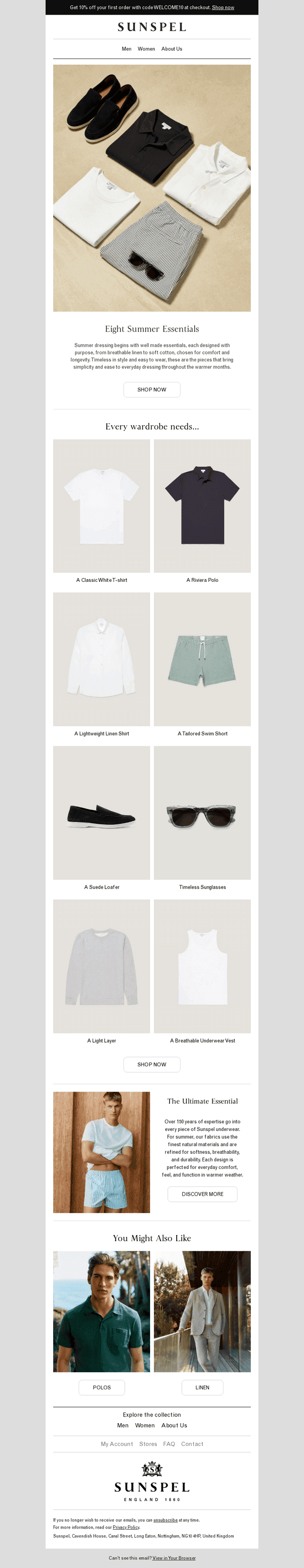 Eight Summer Essentials