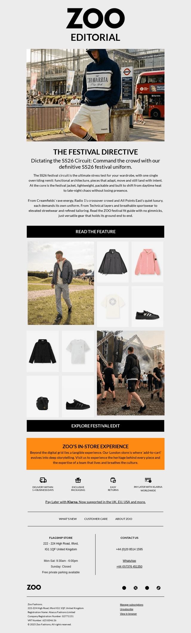 Zoo Fashions email from Sun, May 17, 2026
