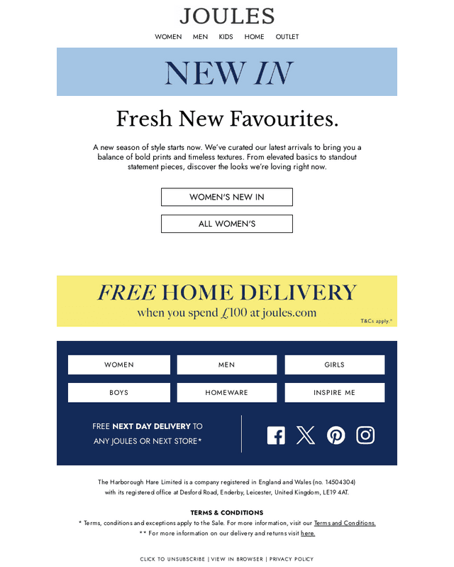 Joules email from Sun, May 17, 2026