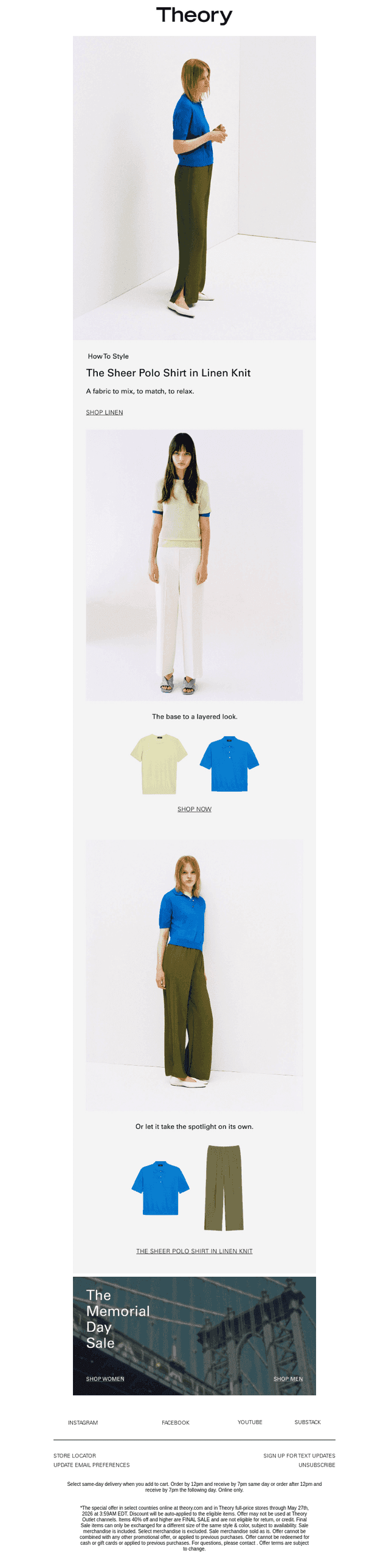 A Linen Top, Styled Two Ways