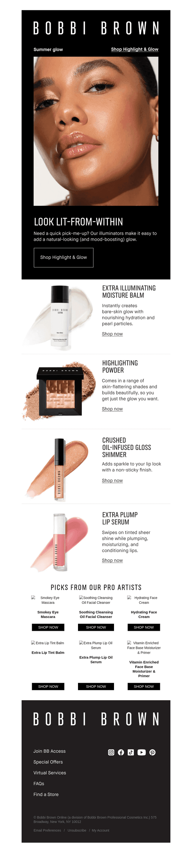Bobbi Brown Cosmetics email from Sun, May 17, 2026