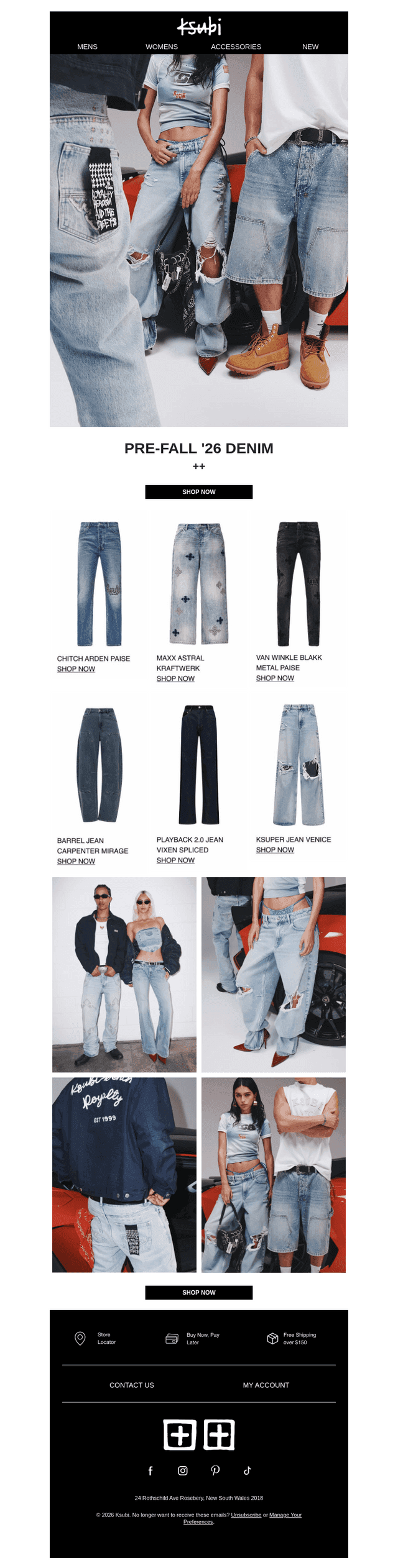 ++ PRE-FALL '26 DENIM ++​