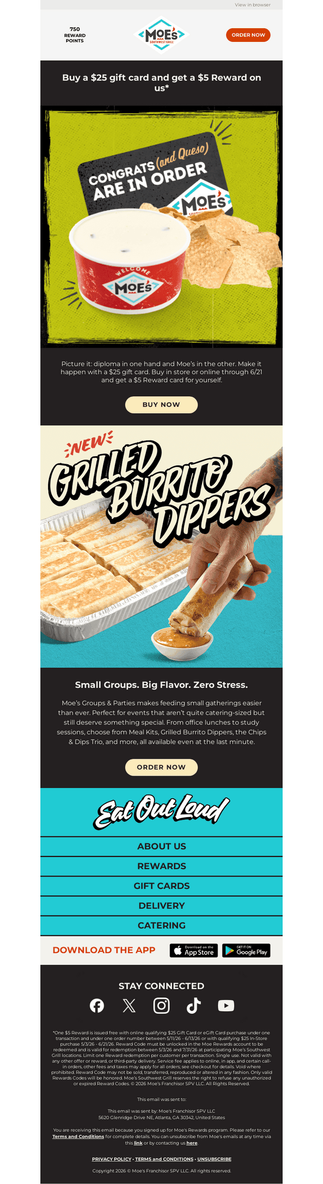 Moe?s Southwest Grill email from Sun, May 17, 2026