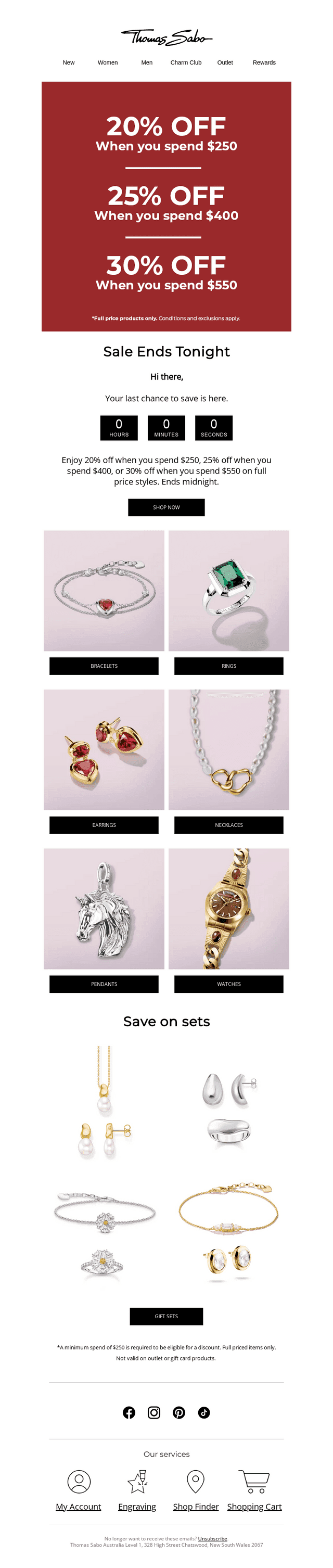 Ends Midnight: Up to 30% Off 💸⌛