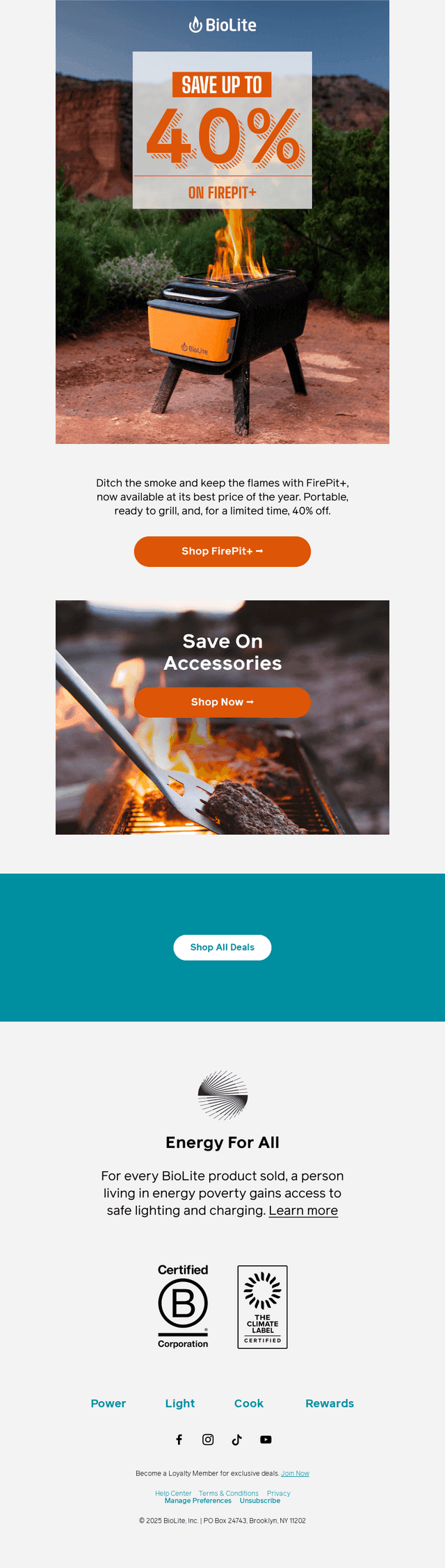 Our Smokeless FirePit Is 40% off 🔥