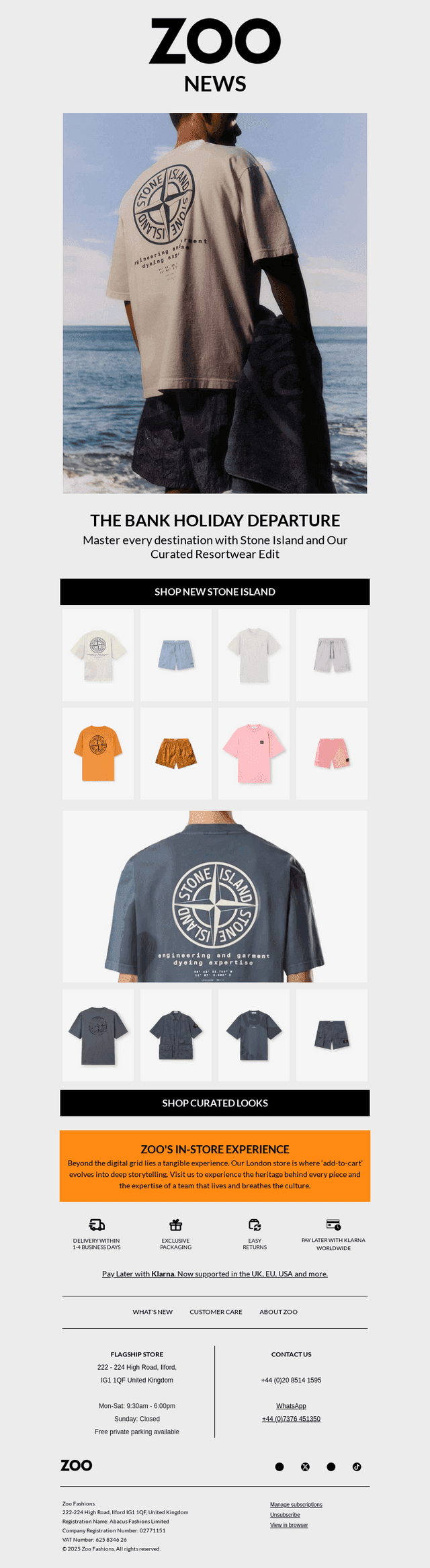 Zoo Fashions email from Mon, May 18, 2026