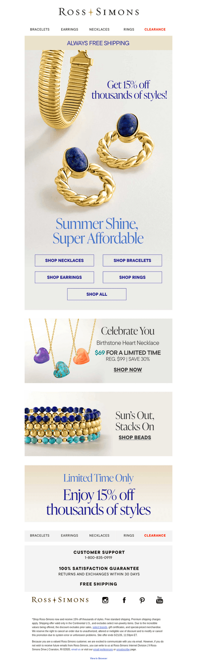 🌞 Get 15% off affordable summer finds
