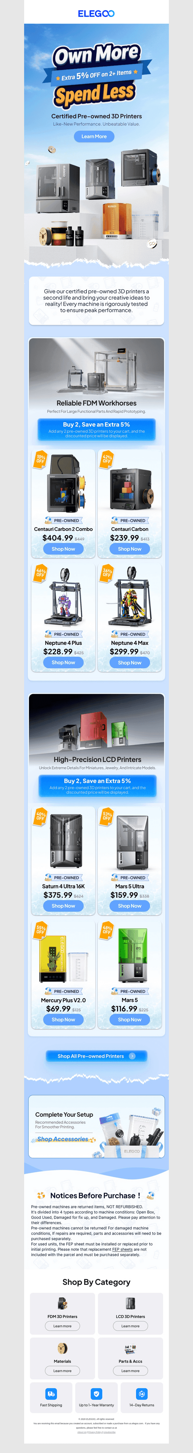 ♻️Certified Pre-Owned Printers - Buy 2 & Save Extra 5%